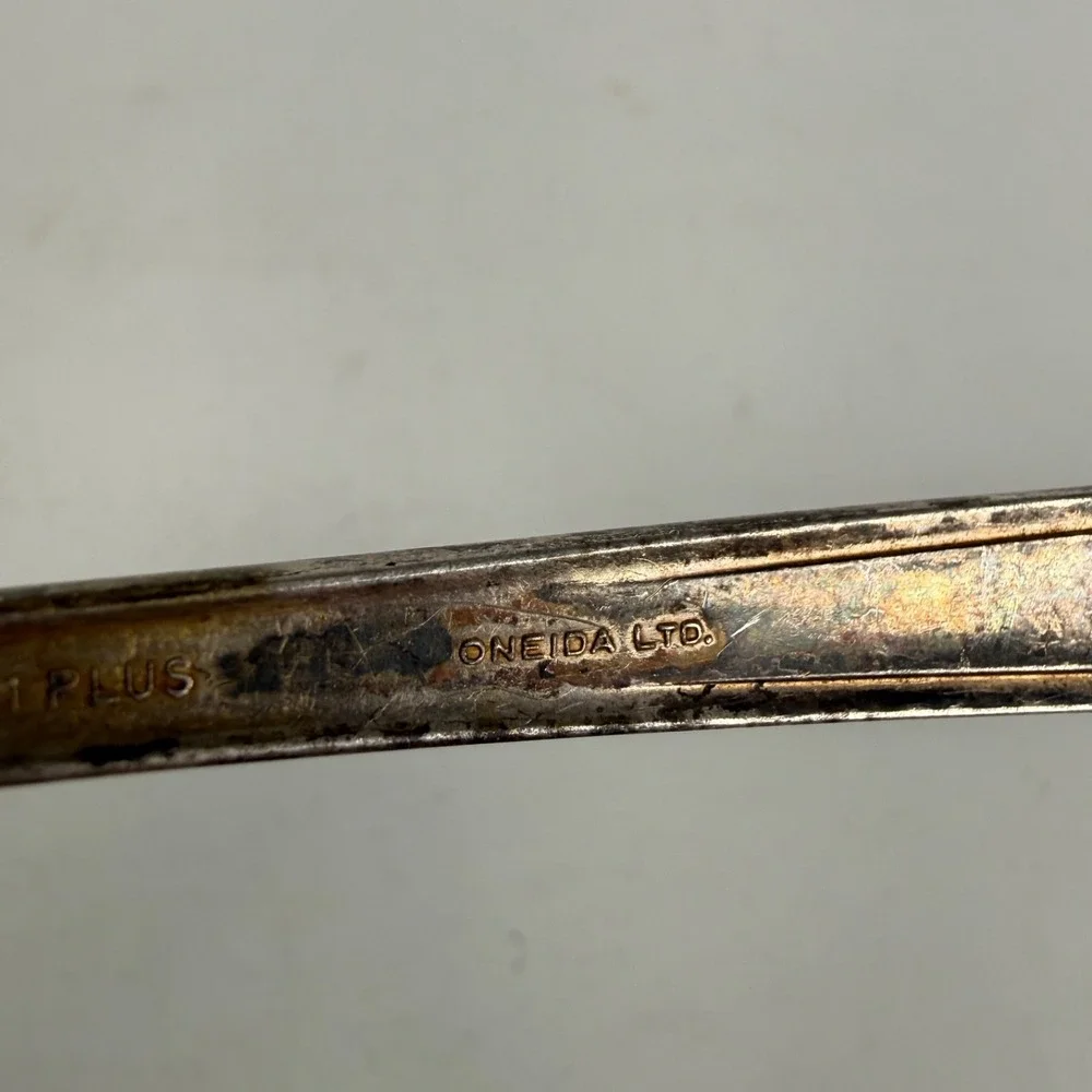 Wm A Rogers MARGATE 1938 Silverplate DINNER Fork Oneida Flowers 7 1/2